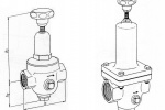 Клапан редукционный муфтовый PN 25 Рис.11-003