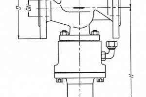 Клапан редукционный фланцевый PN 16 Рис.11-014