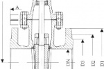 Задвижки клинкетные плоский корпус PN 10 Рис.05-014