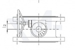 Затвор дисковый двухфланцевый, высокопрочный чугун GGG 40.3 / Al-Bronze, тип 50.70.03