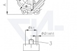 Затвор дисковый безфланцевый высокоэффективный “Wafer” для установки между фланцами, GS-C25/нерж. сталь тип 50.64.02