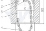 Пробка палубная мерной трубы DIN 86111 под сварку, Stahl/Rg 5 тип 55.01.01 / 55.01.02